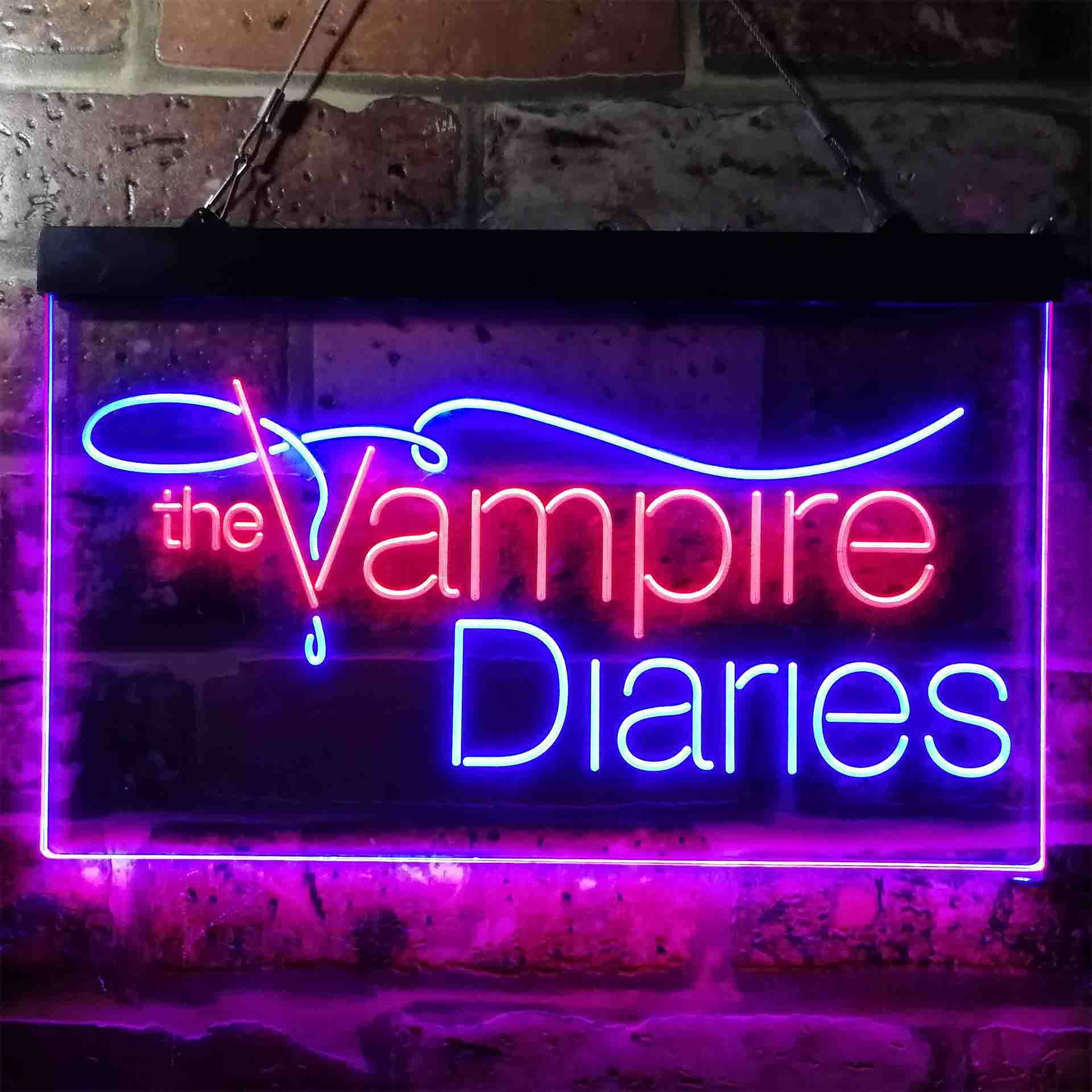 The Vampire Diaries Dual LED Neon Light Sign